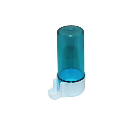 OST Drinkfontein mini blauw/wit met lage voet 70 ml. O.S.T Drinkfon...