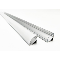 Profi aluminium V-profiel 25 cm  Ledstrip onderdelen