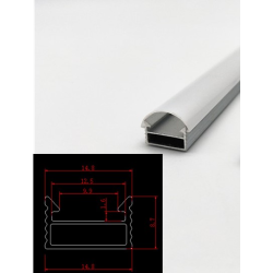 Profi aluminium profiel 25 cm  Ledstrip onderdelen