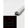 Profi aluminium profiel 100 cm  Ledstrip onderdelen